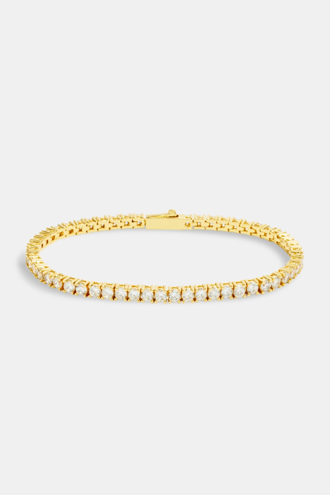 Tennis Bracelet - 3mm Gold