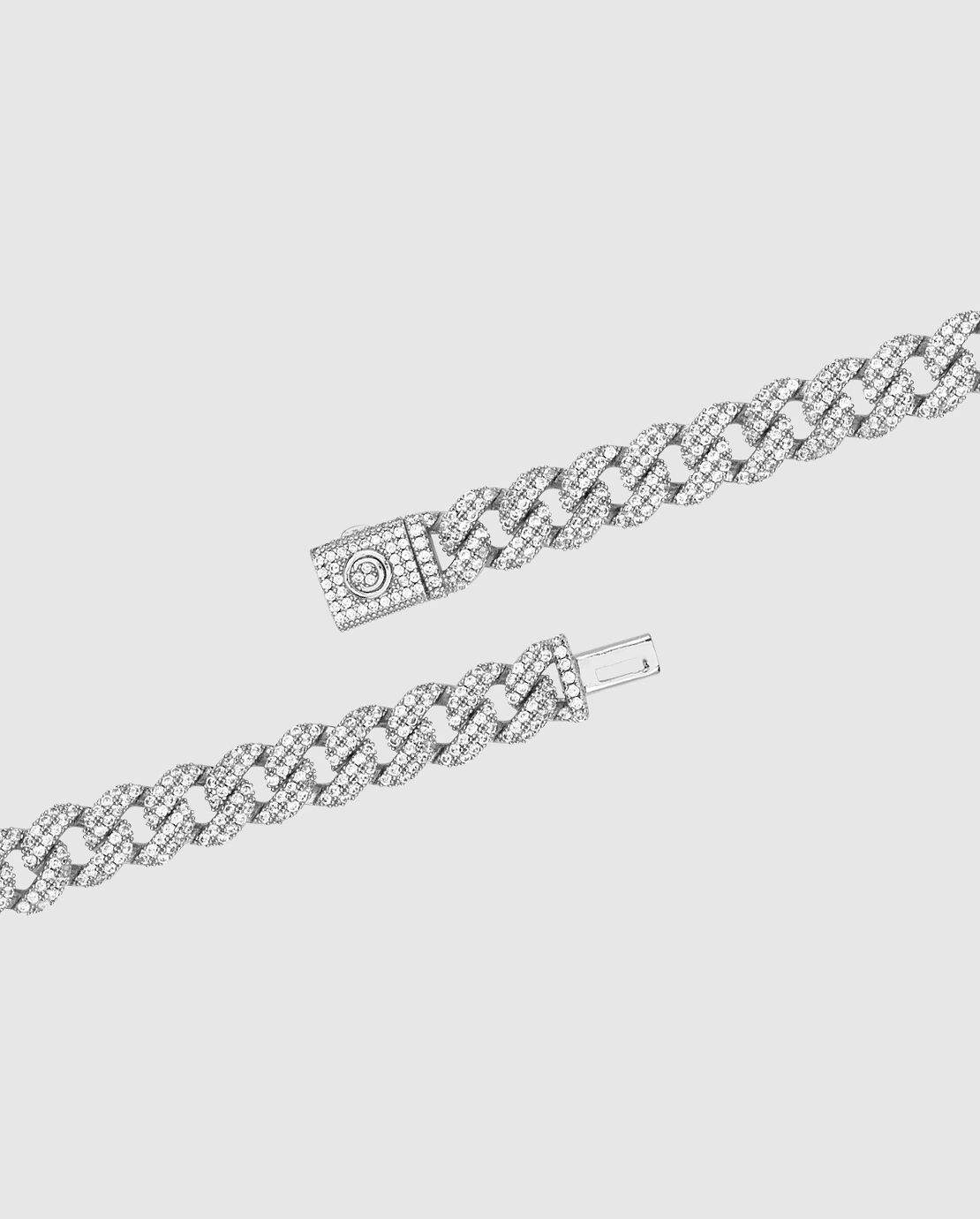 8mm Iced Cuban Bracelet