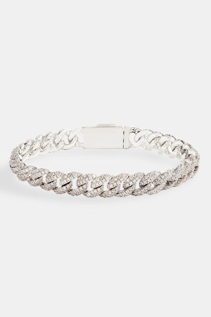 8mm Iced Cuban Bracelet